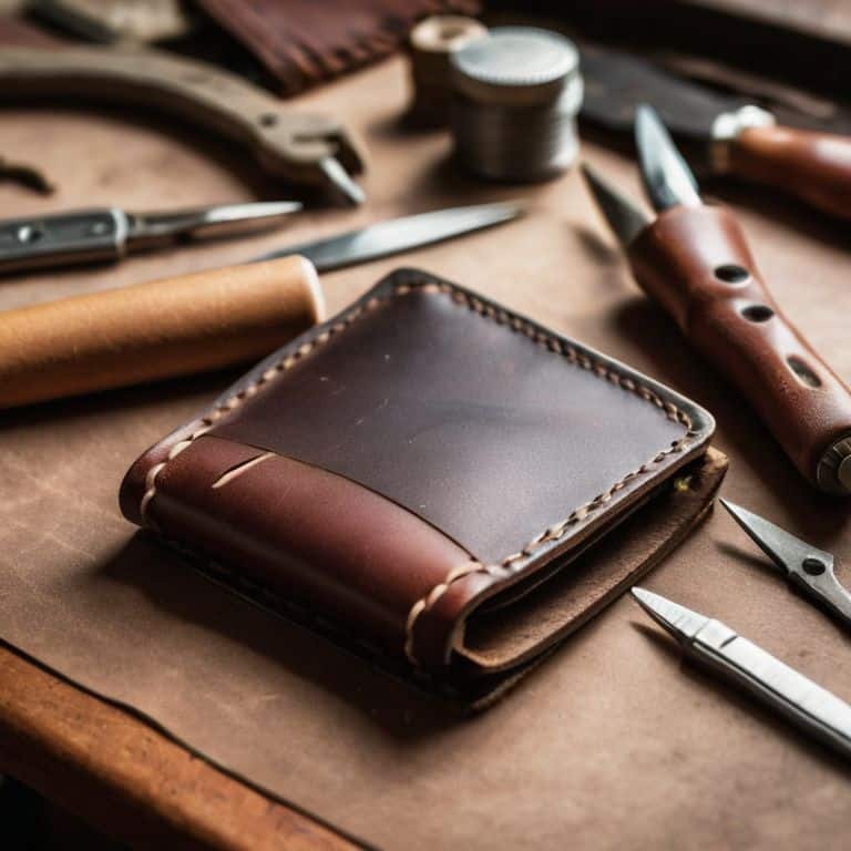 Crafting Your Story leather wallet