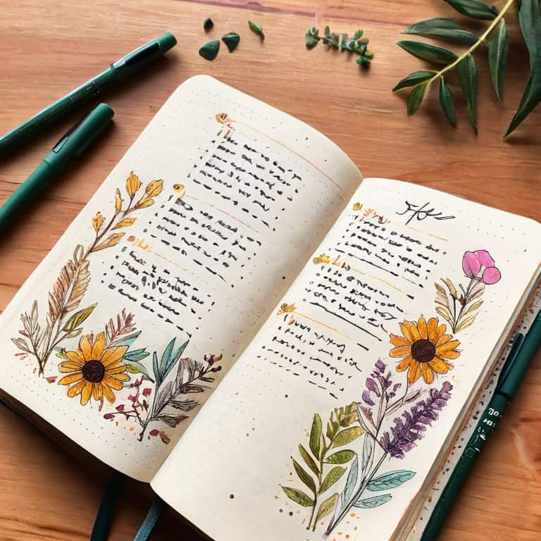 Creative Bullet Journaling spreads