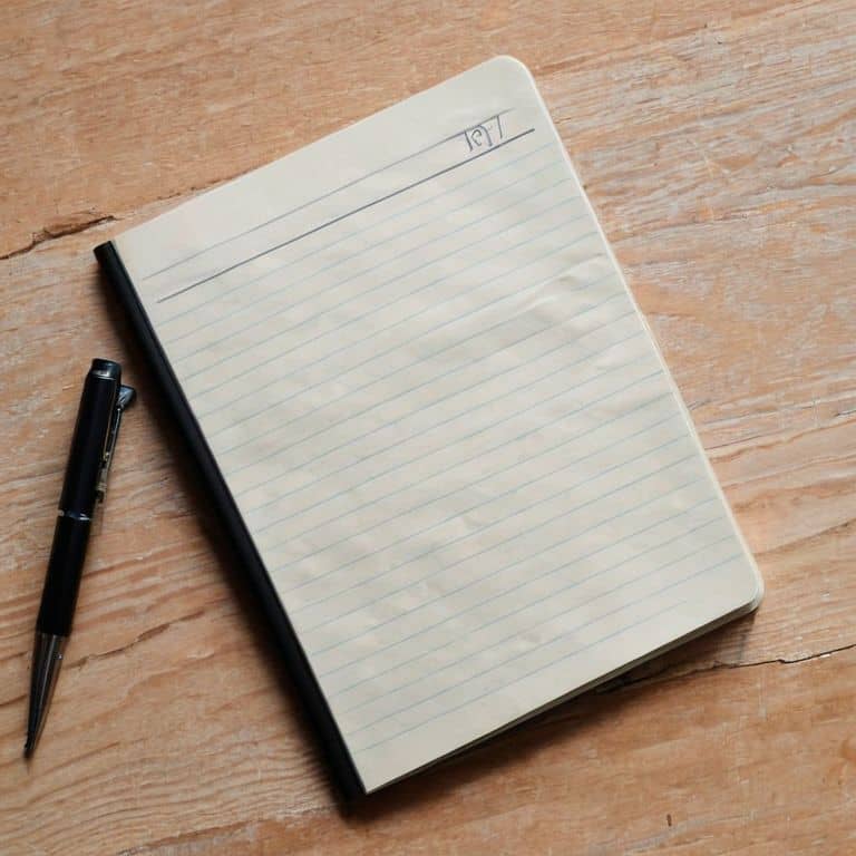 First Impressions Design notebook