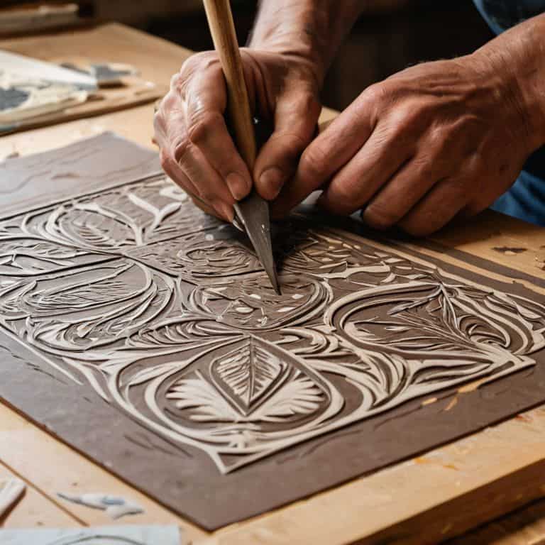 Embracing the Art of Linocut Carving