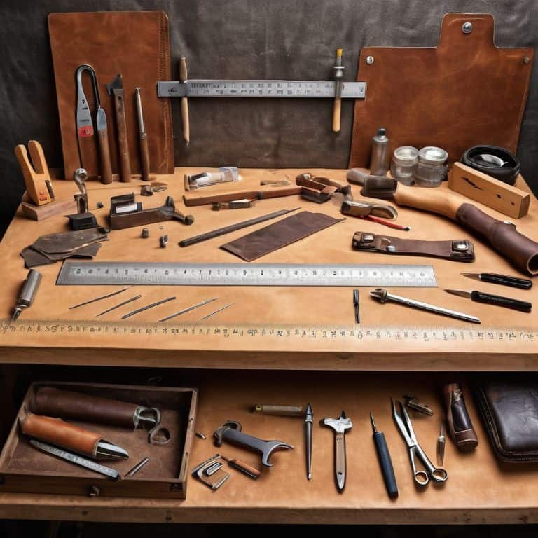 Measuring Up leatherworking tools