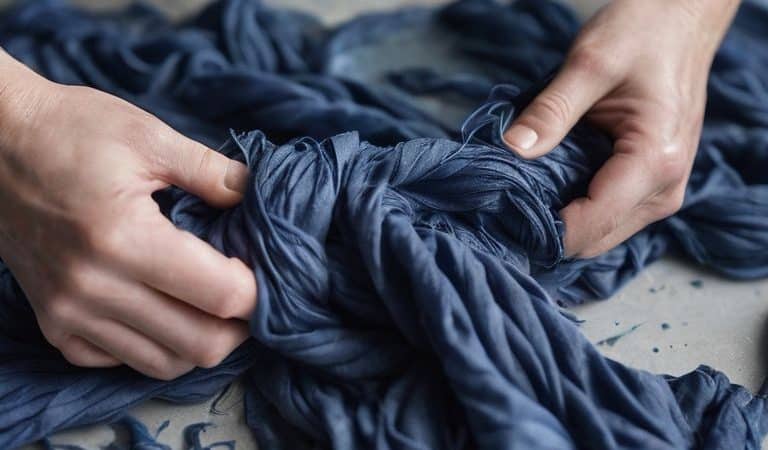 A Project Guide: How to Dye With Indigo Using a Shibori Technique
