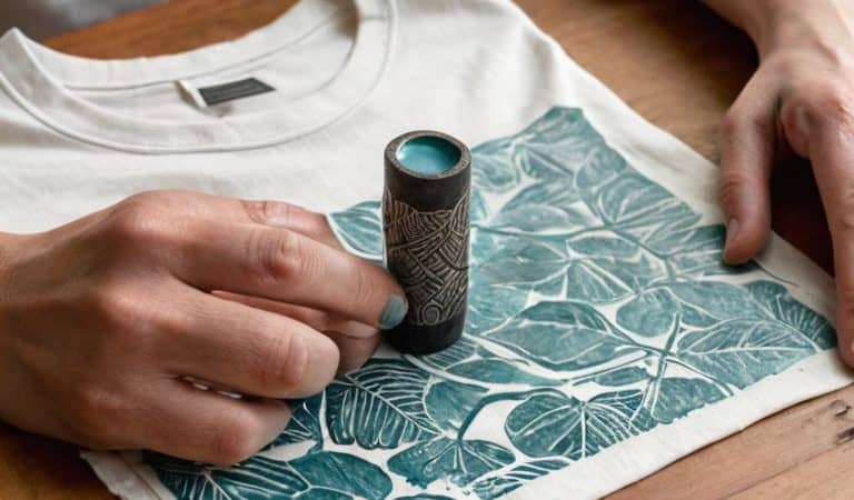 A Fun Project: How to Print on a T-shirt With a Linocut