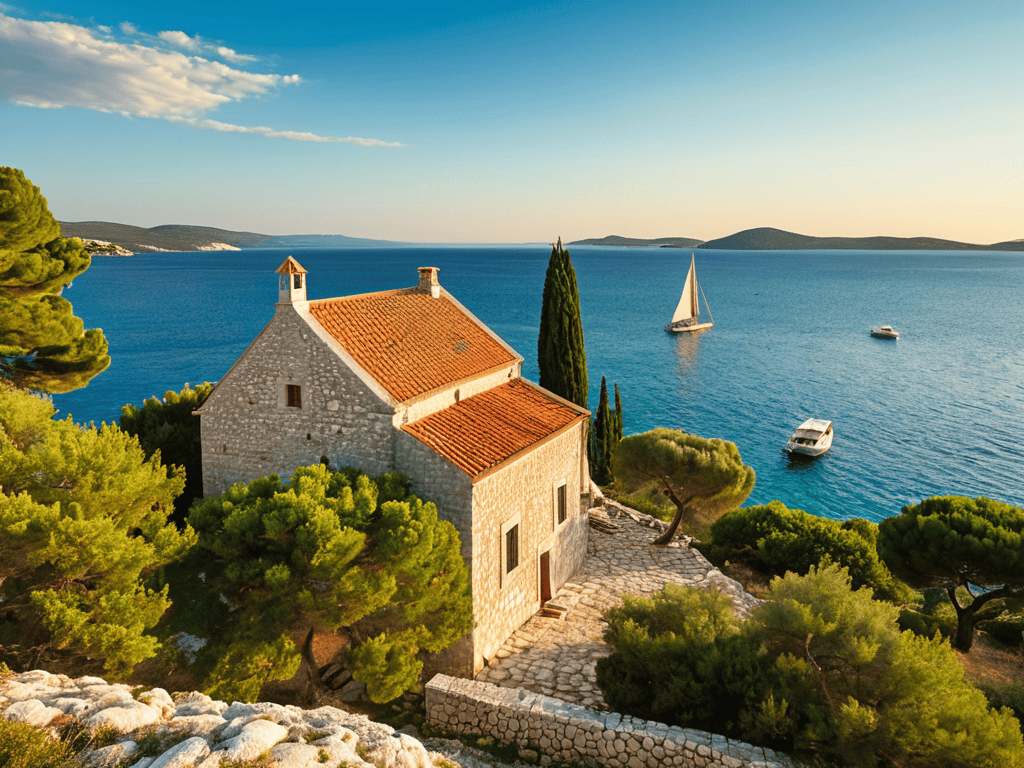 Island Hopping Croatia scene