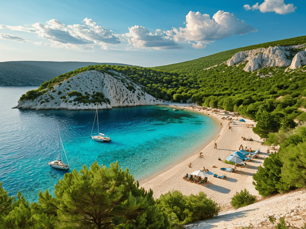 Island Hopping in Croatia serene beaches