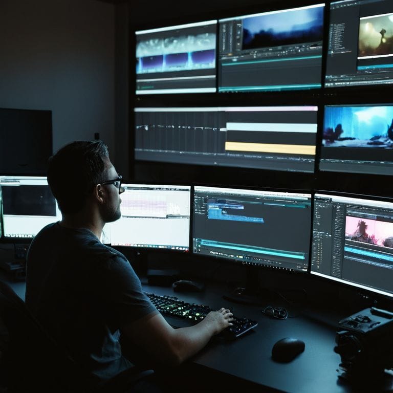 Premiere Pro video editing