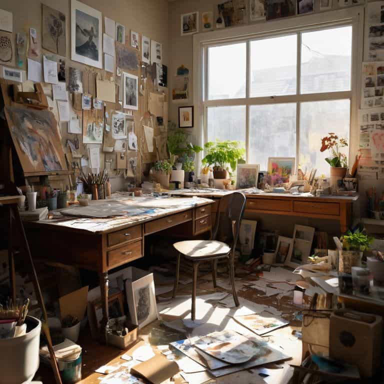 Embracing Messy Goals in art studio