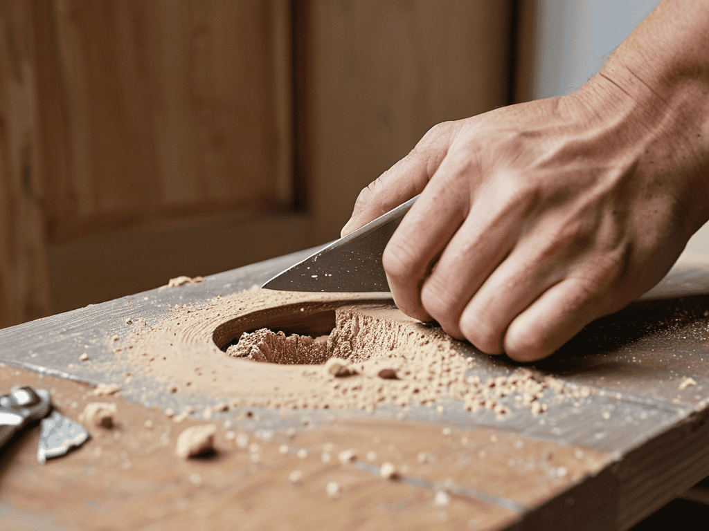 Fixing Hole in Hollow Door