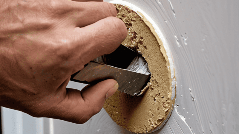 Don’t Replace It: How to Invisibly Patch a Hole in a Hollow Core Door