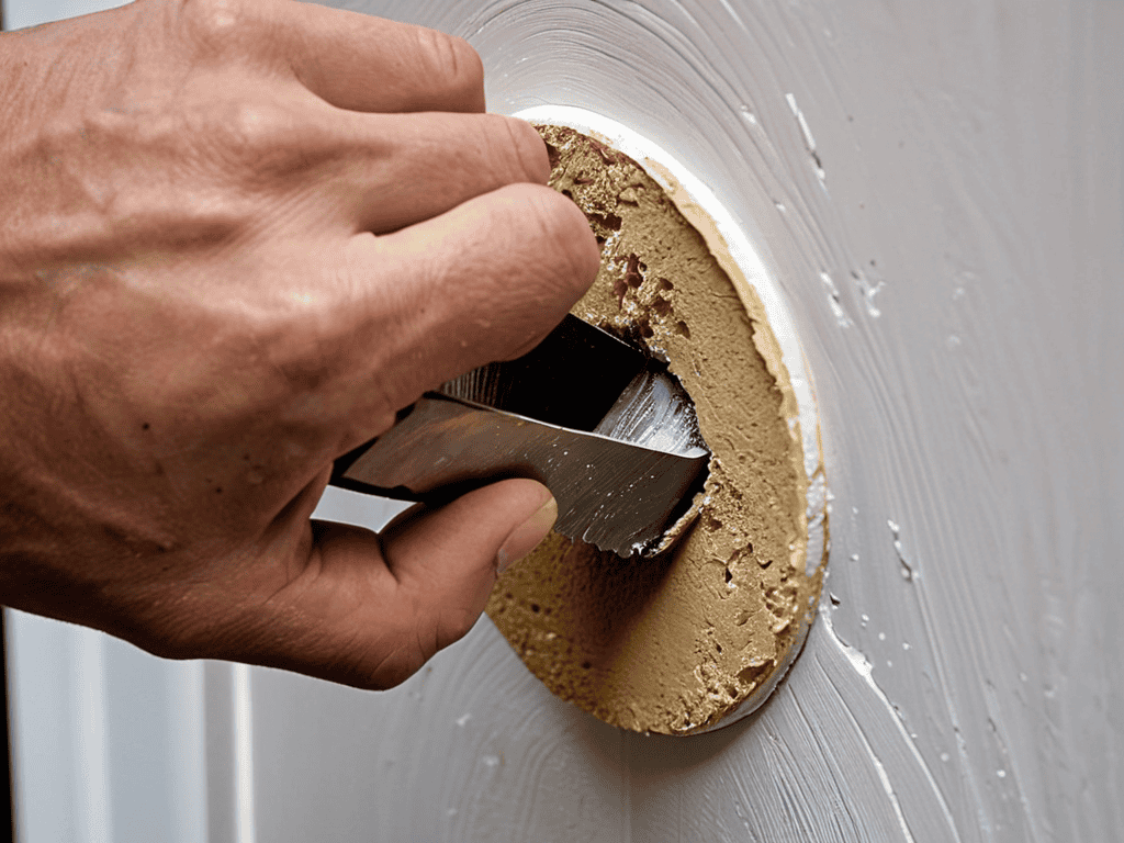 Don’t Replace It: How to Invisibly Patch a Hole in a Hollow Core Door