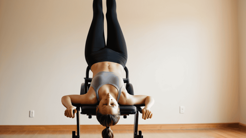 Hanging Upside Down: Can an Inversion Table Actually Fix Your Back Pain?