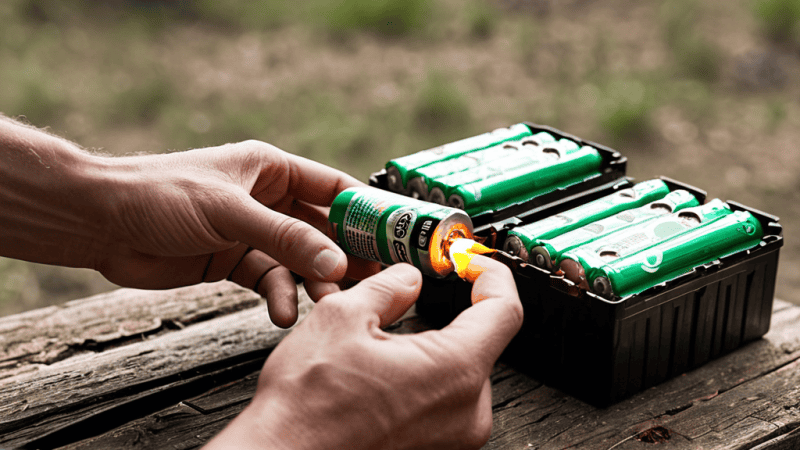 Survival 101: How to Start a Fire With a Battery and a Gum Wrapper