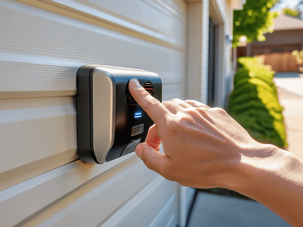 Secure Garage Entry With Biometrics