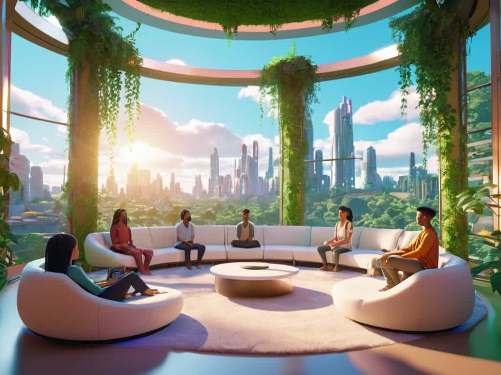 Building a Network in the Metaverse
