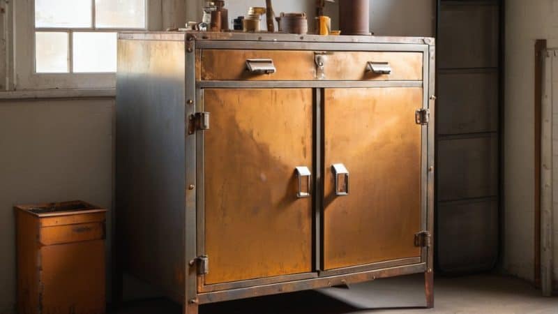 Industrial Chic: Restoring Vintage Metal Cabinets With Ease