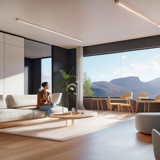 Beyond the Horizon spatial mixed-reality UI