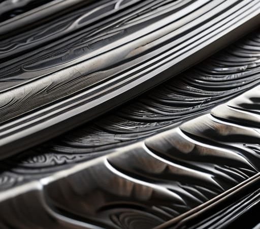 Revealing the Grain: Damascus Steel Etching Contrast Logic