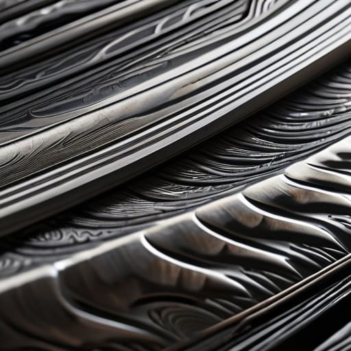 Revealing the Grain: Damascus Steel Etching Contrast Logic